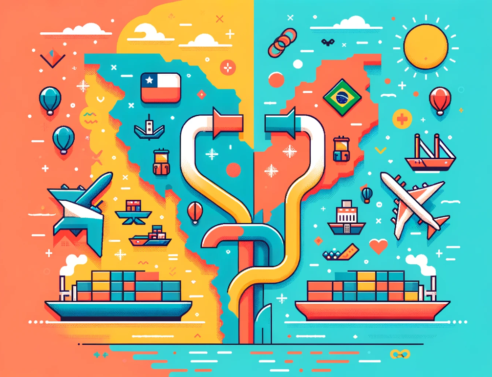 La relación comercial entre Chile y Brasil alcanza nuevos niveles en 2024